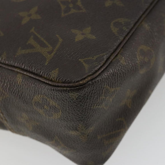 LOUIS VUITTON Monogram Trousse Toilette 28 Clutch Bag M47522 LV Auth BAZ492