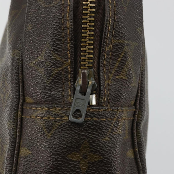 LOUIS VUITTON Monogram Trousse Toilette 28 Clutch Bag M47522 LV Auth BAZ492