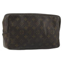 LOUIS VUITTON Monogram Trousse Toilette 28 Clutch Bag M47522 LV Auth BAZ492-1