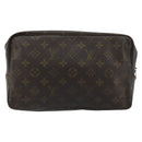 LOUIS VUITTON Monogram Trousse Toilette 28 Clutch Bag M47522 LV Auth BAZ492-2