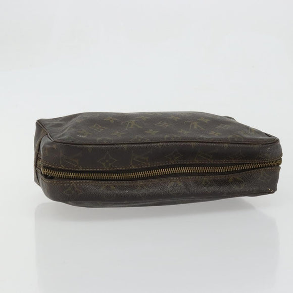 LOUIS VUITTON Monogram Trousse Toilette 28 Clutch Bag M47522 LV Auth BAZ492