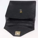 CELINE Hand Bag Leather Black Gold Auth BAZ496-19