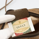 GUCCI GG Supreme Web Sherry Line Bag PVC Beige Gold 89 02 066 Auth BAZ503-19