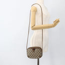GUCCI GG Supreme Web Sherry Line Bag PVC Beige Gold 89 02 066 Auth BAZ503-20