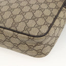 GUCCI GG Supreme Shoulder Bag PVC Beige Gold 233268 Auth BAZ504-16