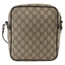 GUCCI GG Supreme Shoulder Bag PVC Beige Gold 233268 Auth BAZ504-2