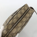 GUCCI GG Supreme Shoulder Bag PVC Beige Gold 233268 Auth BAZ504-6