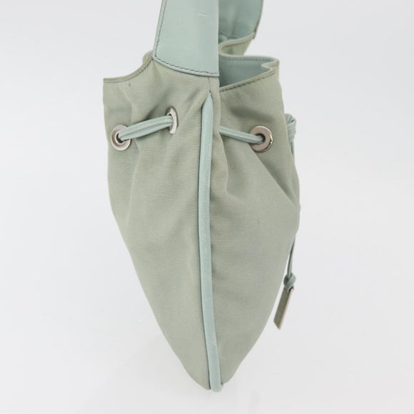 GUCCI Shoulder Bag Canvas Green Silver 001 4034 2123 Auth BAZ505
