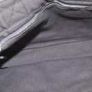 HERMES Fourre Tout PM Hand Bag Canvas Gray Silver Auth BAZ508-11