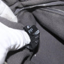 HERMES Fourre Tout PM Hand Bag Canvas Gray Silver Auth BAZ508-12