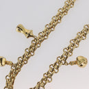 Christian Dior Necklace metal Gold Tone Auth BAZ515V-10