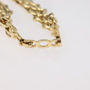Christian Dior Necklace metal Gold Tone Auth BAZ515V-14