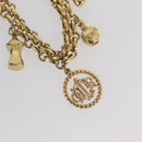 Christian Dior Necklace metal Gold Tone Auth BAZ515V-3
