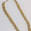 Christian Dior Necklace metal Gold Tone Auth BAZ515V-6