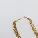 Christian Dior Necklace metal Gold Tone Auth BAZ515V-7