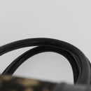 Christian Dior Trotter Canvas Boston Bag Black Silver Auth BAZ516-9