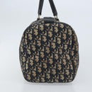 Christian Dior Trotter Canvas Boston Bag Navy Silver Auth BAZ517-3