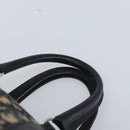Christian Dior Trotter Canvas Boston Bag Navy Silver Auth BAZ517-8