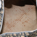 Christian Dior Trotter Canvas Boston Bag Navy Silver Auth BAZ518-15
