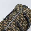 Christian Dior Trotter Canvas Boston Bag Navy Silver Auth BAZ518-6