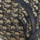 Christian Dior Trotter Canvas Boston Bag Navy Silver Auth BAZ519-11