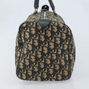 Christian Dior Trotter Canvas Boston Bag Navy Silver Auth BAZ519-5