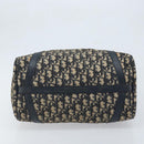Christian Dior Trotter Canvas Boston Bag Navy Silver Auth BAZ519-9