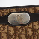 Christian Dior Trotter Canvas Shoulder Bag Brown Gold Auth BAZ520-10