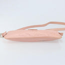 FENDI Mamma Bucket Shoulder Bag Leather Pink Silver Auth BAZ529-5
