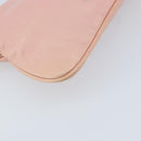 FENDI Mamma Bucket Shoulder Bag Leather Pink Silver Auth BAZ529-18