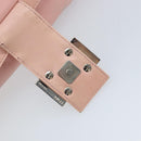 FENDI Mamma Bucket Shoulder Bag Leather Pink Silver Auth BAZ529-21