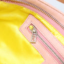 FENDI Mamma Bucket Shoulder Bag Leather Pink Silver Auth BAZ529-27