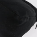 FENDI Mamma Baguette Shoulder Bag Nylon Black Silver Auth BAZ531-9