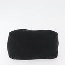 FENDI Mamma Baguette Shoulder Bag Nylon Black Silver Auth BAZ531-5