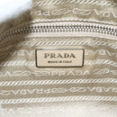 PRADA Shoulder Bag Nylon Leather Light Blue Silver Auth BAZ537-18