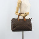 LOUIS VUITTON Monogram Speedy 35 Hand Bag M41524 LV Auth BAZ541-22