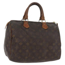 LOUIS VUITTON Monogram Speedy 30 Hand Bag M41526 LV Auth BAZ542-1