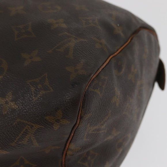LOUIS VUITTON Monogram Speedy 30 Hand Bag M41526 LV Auth BAZ542