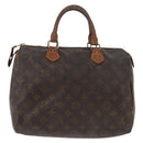 LOUIS VUITTON Monogram Speedy 30 Hand Bag M41526 LV Auth BAZ542-2