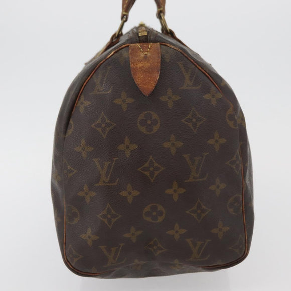 LOUIS VUITTON Monogram Speedy 30 Hand Bag M41526 LV Auth BAZ542