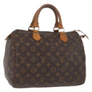 LOUIS VUITTON Monogram Speedy 30 Hand Bag M41526 LV Auth BAZ543-1