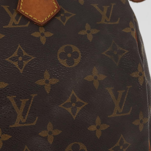 LOUIS VUITTON Monogram Speedy 30 Hand Bag M41526 LV Auth BAZ543