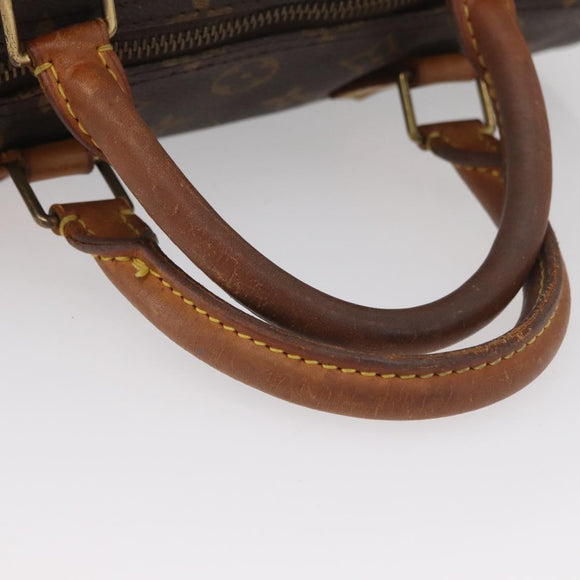 LOUIS VUITTON Monogram Speedy 30 Hand Bag M41526 LV Auth BAZ543
