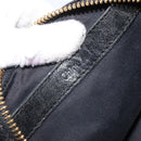 Chloe Etel Hand Bag Leather 2way Black Gold Auth BAZ546-18