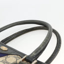 GUCCI GG Supreme Sherry Line Hand Bag PVC Navy Gold 010 378 Auth BAZ548-9