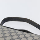 GUCCI GG Supreme Shoulder Bag PVC Navy Silver Auth BAZ550-9