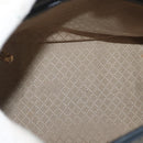 GUCCI GG Supreme Boston Bag PVC Navy Gold Auth BAZ551-16
