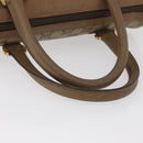 GUCCI GG Supreme Web Sherry Line Boston Bag PVC Beige Gold 40 02 006 Auth BAZ553-7