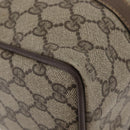 GUCCI GG Supreme Web Sherry Line Boston Bag PVC Beige Gold 40 02 006 Auth BAZ556-15