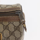 GUCCI GG Supreme Web Sherry Line Boston Bag PVC Beige Gold 40 02 006 Auth BAZ556-9